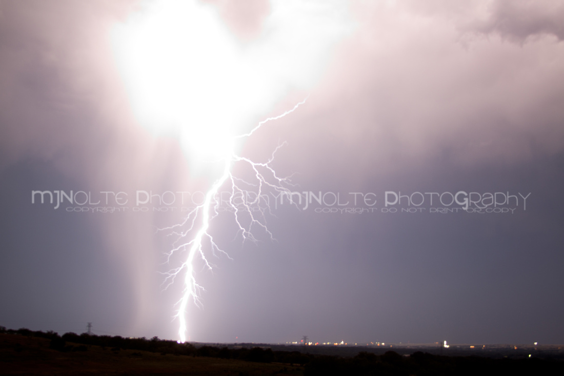 Fort Worth Photography; Lightning; Storm Clouds;