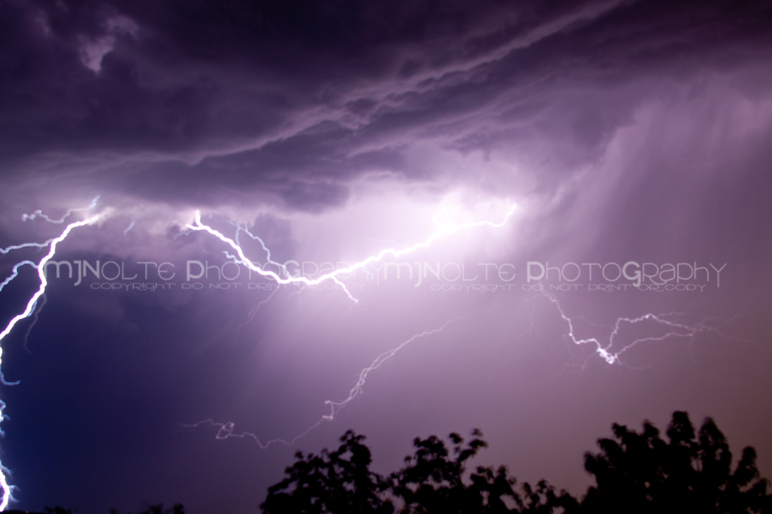 Fort Worth Photography; Lightning; Storm Clouds;