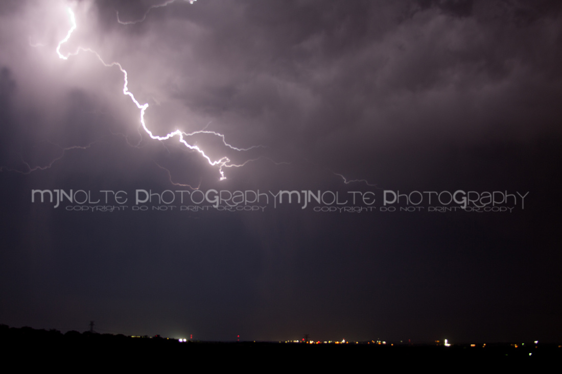 Fort Worth Photography; Lightning; Storm Clouds;