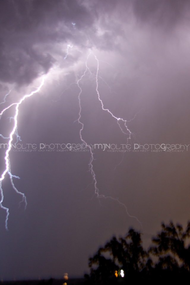 Fort Worth Photography; Lightning; Storm Clouds;